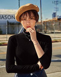 Исом в фотосессии для журнала Grazia January 2019