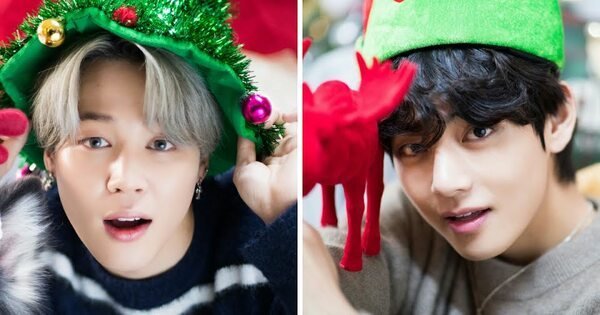 10+ рождественских фотографий BTS